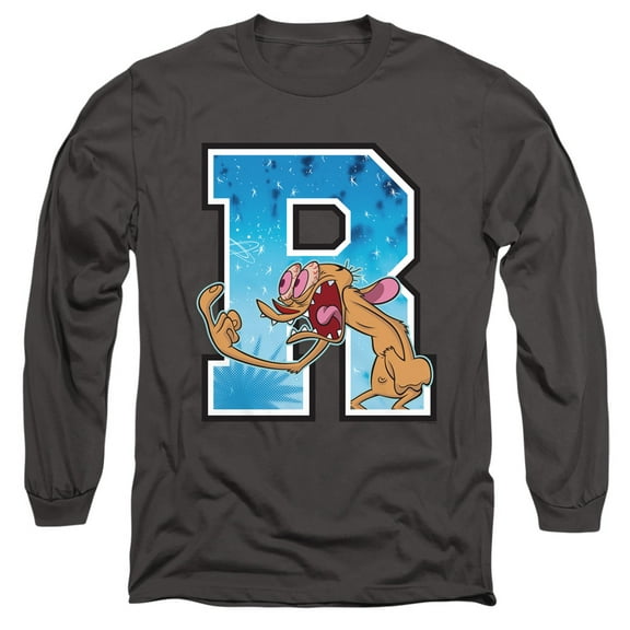 Ren And Stimpy R Is For Ren Unisex Adult Long-Sleeve T Shirt