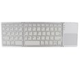 thumbnail image 4 of Plegable Inalámbrico Portátil Bluetooth 3.0 Panel Táctil Plegable - Plata Sunnimix Teclado Bluetooth plegable, 4 of 8