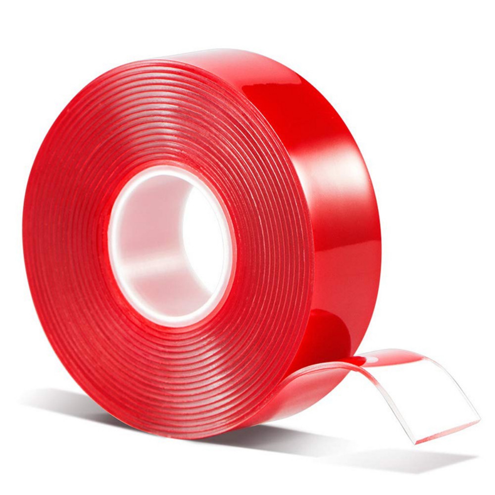 Clear Acrylic Double Sided Mounting Tape - Removable Strong Adhesive Foam Tape, 8mm Wide X 3m