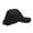 Black, variant on Open Top Baseball Cap For Ponytail Breathable Cotton Adjustable Sun Protections For Men Women Kids