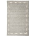 thumbnail image 2 of SAFAVIEH Kids Fiona Solid Bordered Wool Area Rug, Grey, 5' x 8', 2 of 7