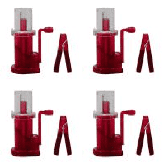 Máquina Tejer DIY Mini Carrete Tejedor Herramienta Costura para Fácil () Rojo