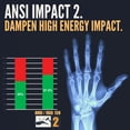 thumbnail image 3 of Guantes Cestus Deep II Grip 3075 para hombre, palma roja, talla XL, 3 of 5