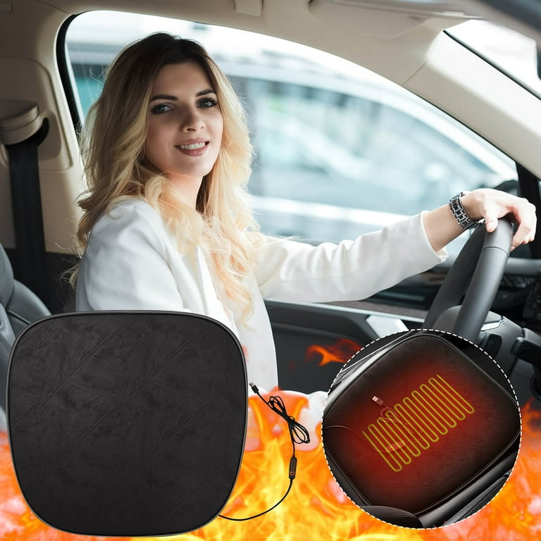 WMYBD Heated Blanket,Heated Car Seat Cushion, 12V Portable Car Heating Pad  Back Massager, Heating And Ventilation Function Winter Driving Gifts -  Walmart.com