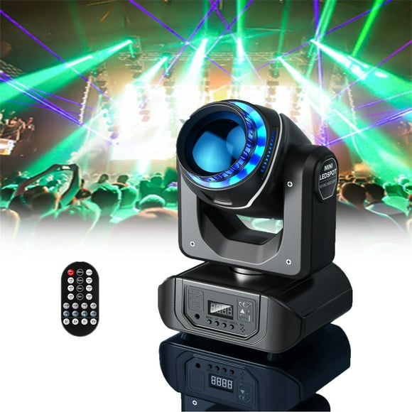 18Prism Moving Head Stage Light RGBW Beam Spotlights 10 Gobo 8 Colors DJ Lighting LED Disco Party DMX Lights 120W 1PC