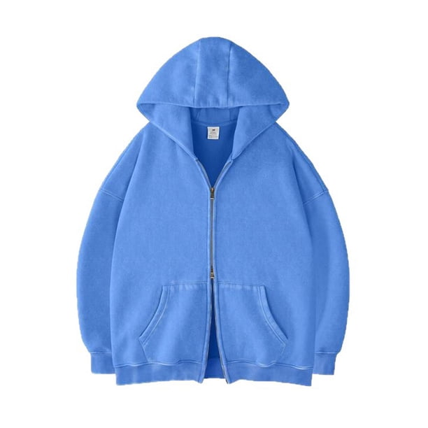 pstuiky manga larga para hombre, Chaqueta tipo cárdigan de manga larga con capucha y doble cremallera de color liso para hombre salir tops s