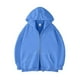 thumbnail image 1 of pstuiky manga larga para hombre, Chaqueta tipo cárdigan de manga larga con capucha y doble cremallera de color liso para hombre salir tops s, 1 of 6