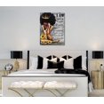 thumbnail image 4 of African American Wall Art Black Girl Magic Sunflower Inspirational Canvas Prints Black Queen Art Home Decor for Living Room Women Bedroom Bathroom Office Framed Ready To Hang (12"x16"), 4 of 6