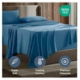 thumbnail image 5 of Hotel Luxury XL Sheet Set - 4 Piece Extra Soft, Breathable and Cooling, Deep Pocket, Blue Heaven Bed Sheets for Full Size Mattress, 5 of 9
