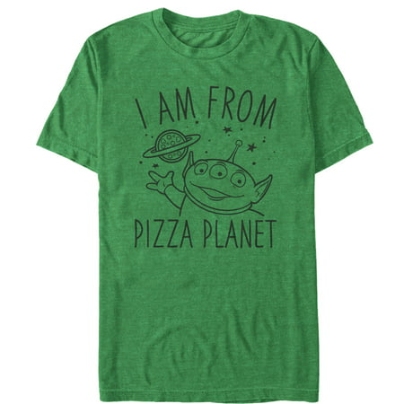 Toy Story Men's Come in Peace from Pizza Planet (Best Pizza To Order From Dominos)