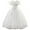 1-White342, variant on Byoo Little Girls Dresses Off Shoulder Solid Color A-Line Puffy Wedding Party Tutu Dress Elegant Comfy Maxi Dress Beige