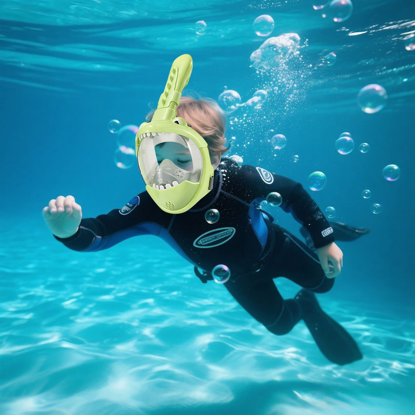 Kids' Full Face Snorkel Fog Design For Underwater Swimming (Ages 6 Leak Proof) Pools Oval Pools above Ground Pools Fiberglass Pools Pools Rectangle Swimming Pool 732x366x132 Frame Pool Set 26364 for