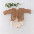 thumbnail image 2 of HAiming Toddler Boys Girls Cardigans Sweater Soild Color Round Neck Long Sleeve Button down Casual Knitted Tops Jacket, 2 of 4