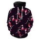thumbnail image 1 of Sudadera con capucha y cremallera para hombre, diseño de flores de magnolia, estilo informal, genial, con estampado 3D, estilo hip hop, para adolescentes, divertida, de gran tamaño, para primavera, un, 1 of 6