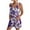 Purple, variant on DDAPJ pyju Jumpsuits Shorts for Women Floral Printed Casual Summer Rompers Sleeveless Loose Shorts Overalls Jumpers Wide Leg Short Jumpsuit with Pockets 2025 Blue XL