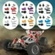 thumbnail image 5 of Vogacara Kit de engranajes de montaje de diferenciales de coche RC, rodamiento de soporte de batería, modelo 1:14, piezas de mejora de vehículo, Kits de construcción modelo Plata Vogacara FN010017-04, 5 of 6
