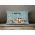 thumbnail image 4 of Caroline's Treasures CK7961PW1216 Flashy Fawn Boxer Sweet Home Canvas Fabric Decorative Pillow, 12H x16W, multicolor, 4 of 4