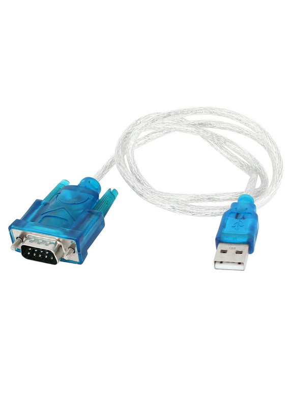 Unique Bargains USB 2.0 to RS232 DB9 9 Pin Male Connector Adapter Cable Cord 75cm