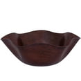 thumbnail image 3 of Novatto Andulusia TCV-005ANORB  Scalloped Edged Copper 6.5" H x 16" W x 16" L Round Top-Mount Sink 2 Piece, 3 of 6