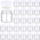 thumbnail image 1 of Frascos de vidrio Norme de 4 oz/120 ml con tapas a prueba de fugas, 24 unidades, blancos, 1 of 6
