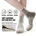 thumbnail image 3 of LWFBDTK Men’s Ankle Socks, Low Cut Breathable Cushioned Casual Socks, 6/12 Pairs Gray (Size 9.5-14.5), 3 of 5