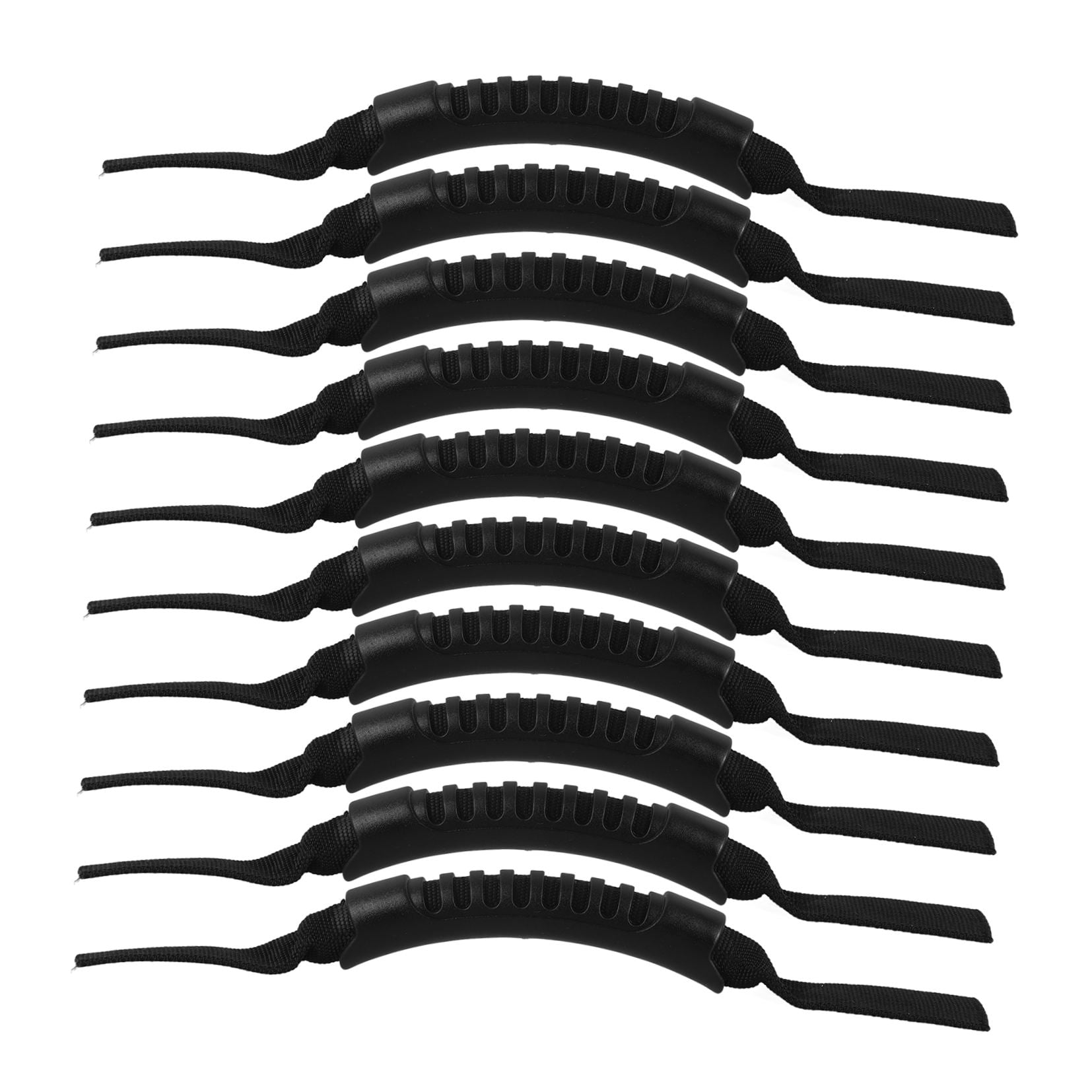 FRCOLOR 10 Pcs Kayaking Handlebar Accessories 30.00X2.50X2.00CM Black