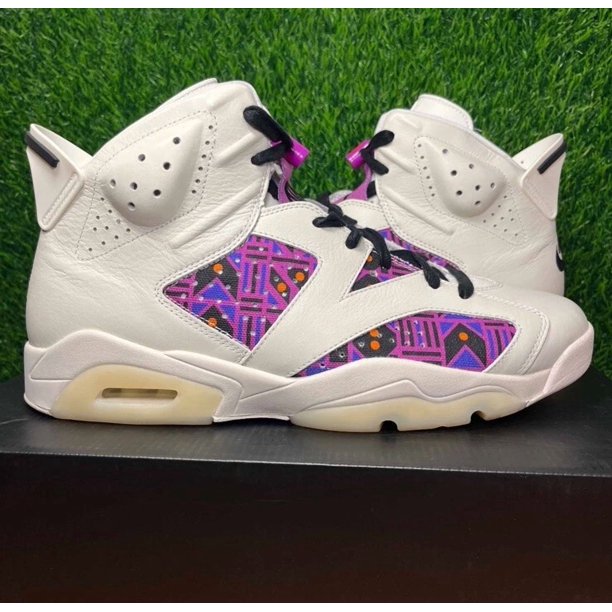 N I-K-E A i r-Jor-dan 6 VI Retro Quai 54 Purple Sail Size 13 Sneakers w Box CZ4152-101