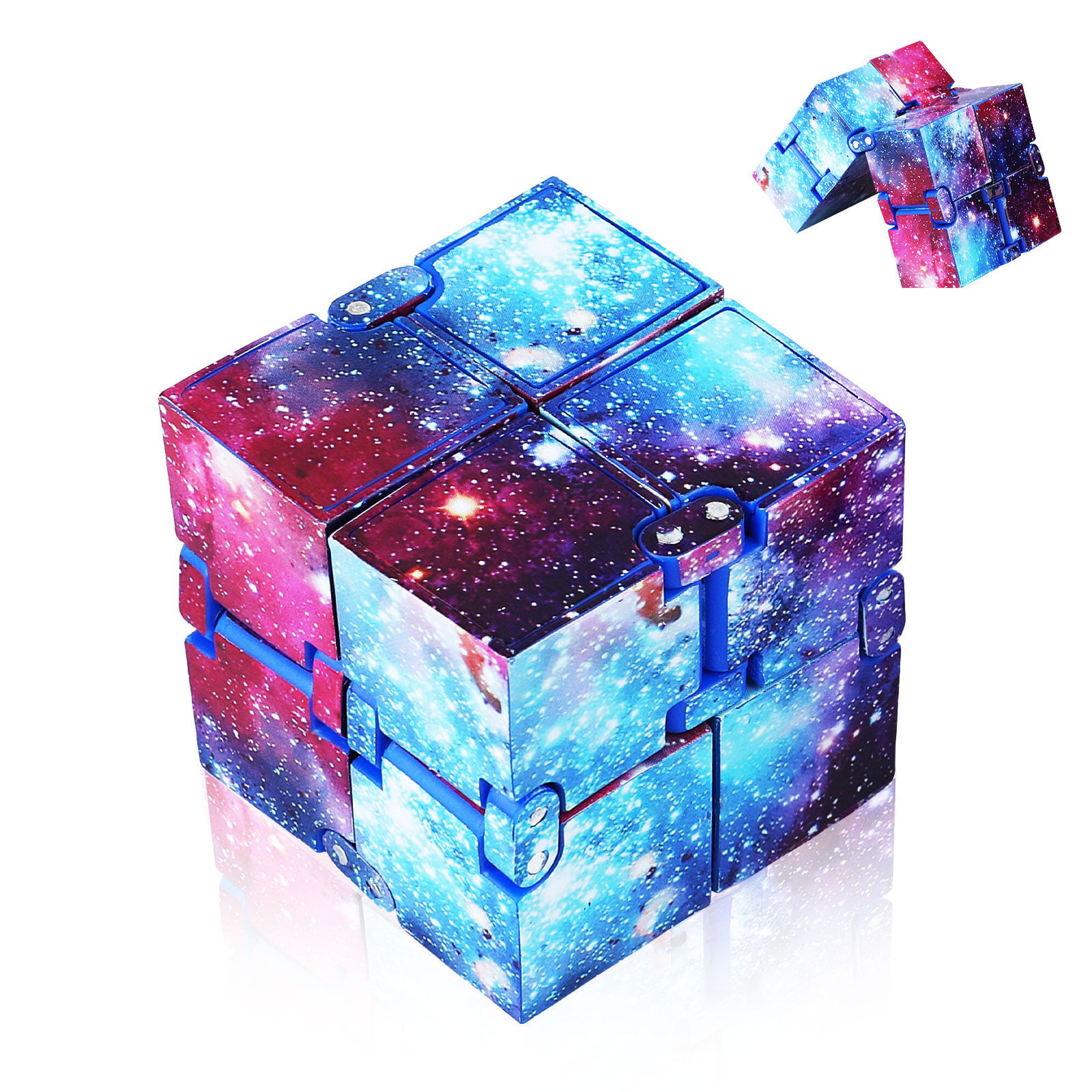 3Pack Colorful Sensory Fidget Pad Toy Set Infinity Cube GamePad Toys Autism SENS 