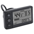 thumbnail image 2 of NFTIGB S866 Electric Cycle LCD Display Meter 24V 36V 48V E-Bike Intelligent Control Panel with Water Resistant Plug, Waterproof Scooter Odometer Screen, 0.9 inches / 22.2 mm Bracket Size, 2 of 9