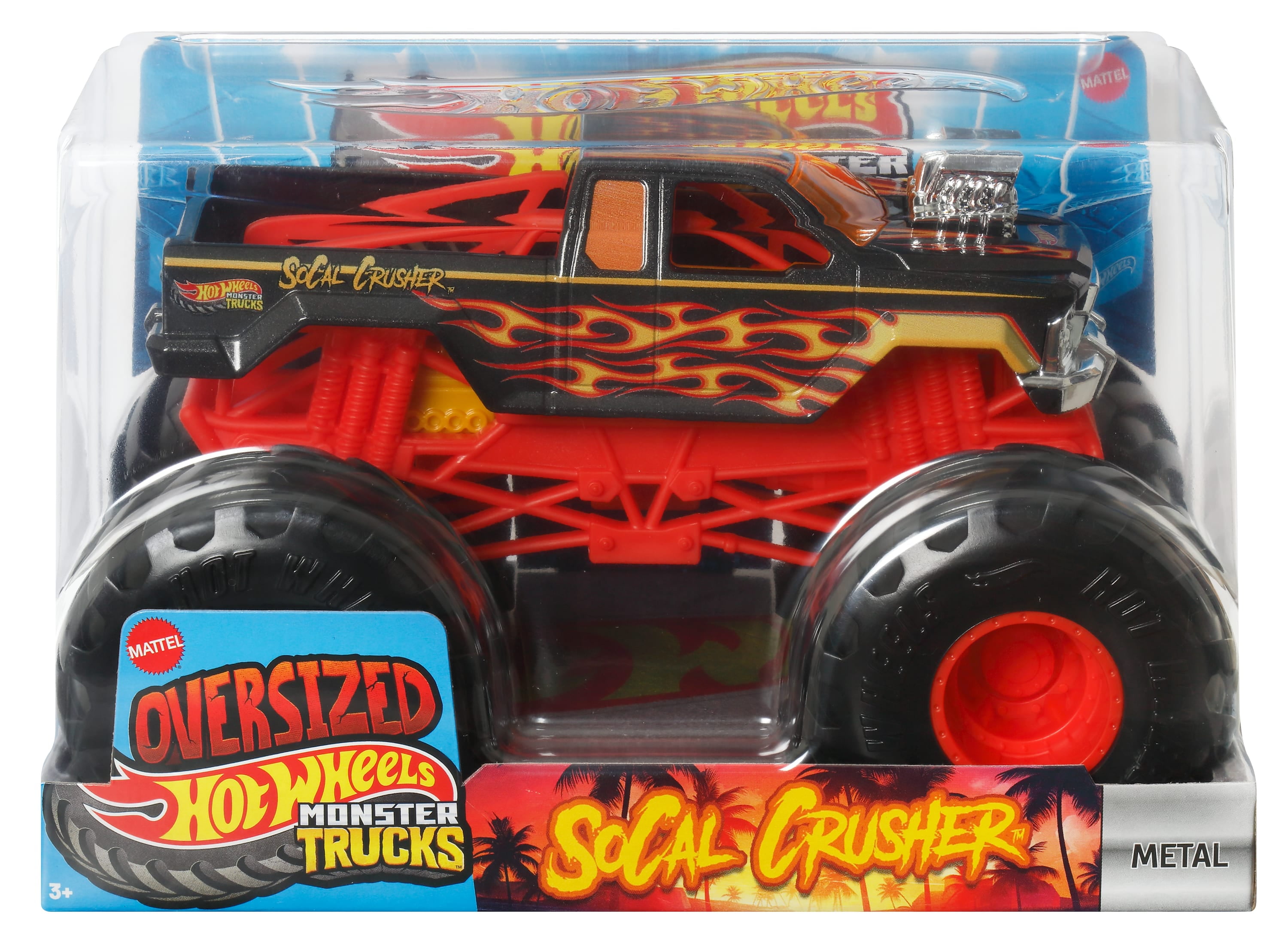 Hot Wheels Monster Trucks, Oversized Monster Truck in 1:24 Scale