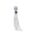 White, variant on Decorr 15.8 Inch Halloween Ghost Windsock Flag, Waterproof Polyester Hanging Wind Sock Decor, Spooky Ghost Face Windsock for Front Porch Yard Garden Halloween Decorations Outdoor