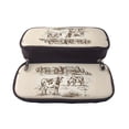 thumbnail image 5 of Picia Cows On The Farm Pattern Large Capacity PU Leather Pencil Case Organizer Pen Marker Holder Double Zipper Storage Bag Big Pencil Pouch for College Office, 5 of 6