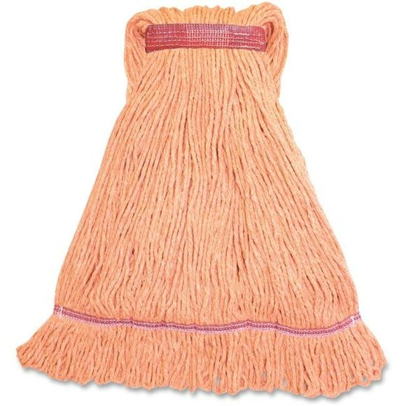 Narrow Band Blend Loop Wet Mop, Large - Orange