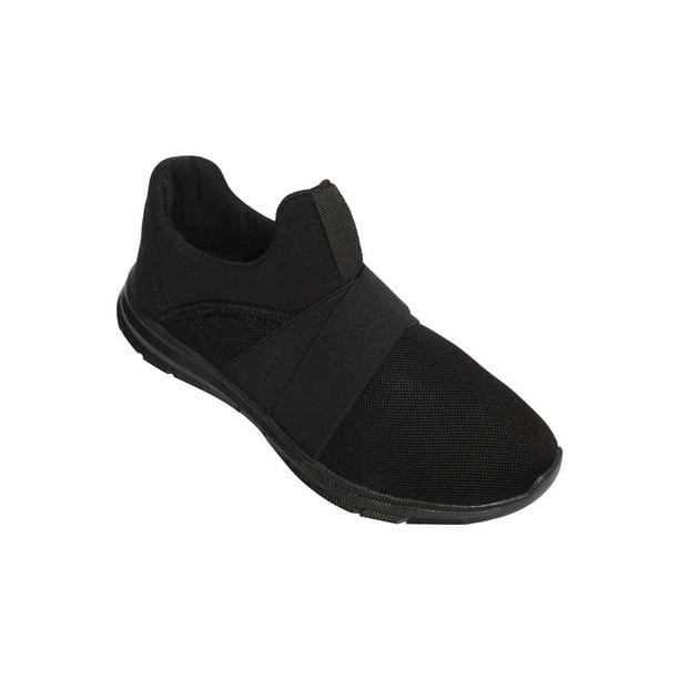 TENIS CASUALES LEON DAMA MUJER NEGRO MICRO MALLA TEXTIL NEGRO 12929 LEON 12929p