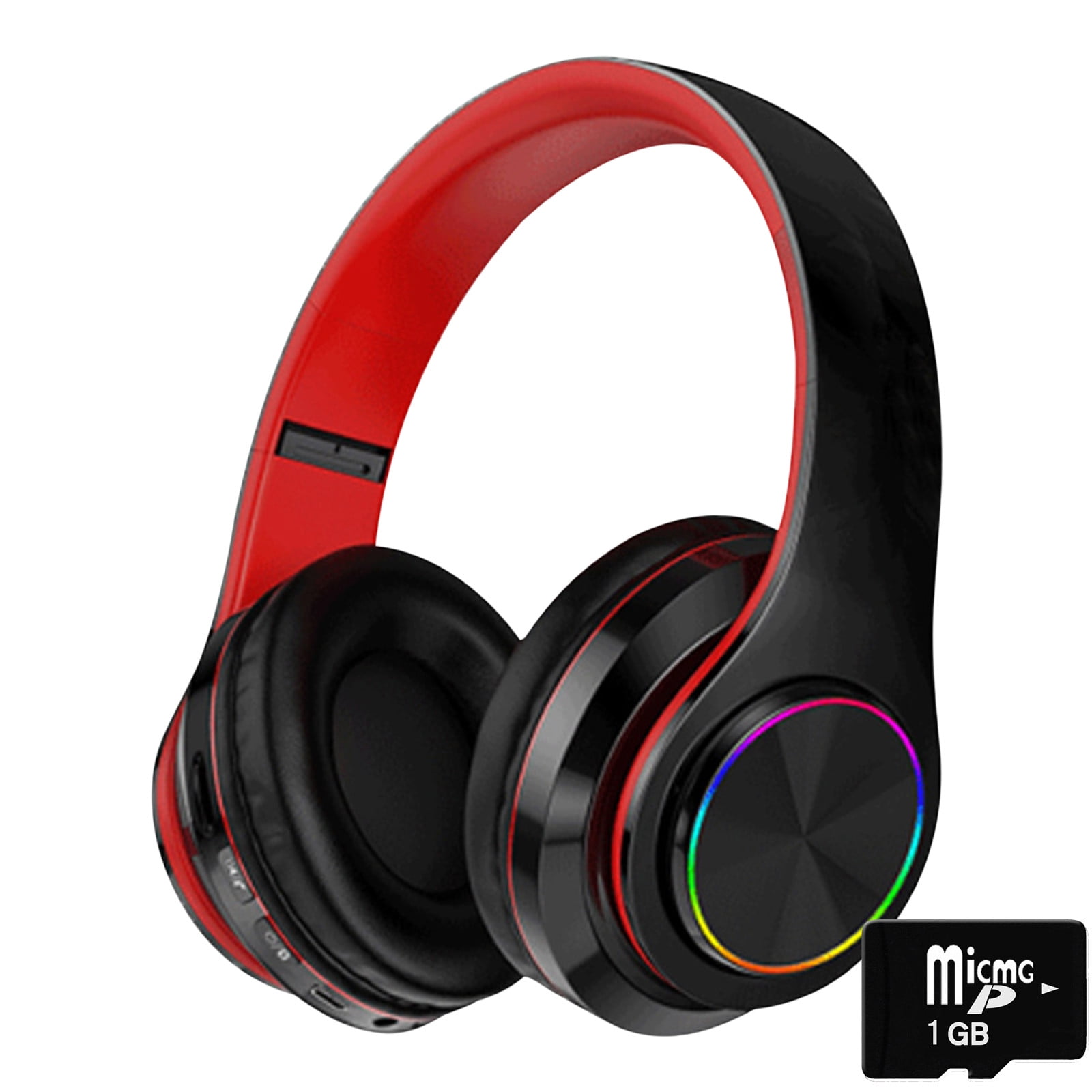 Bluetooth Headphones Over-Ear, Foldable Wireless and Wired Stereo Headset Micro SD/TF, FM for Cell Phone,PC,Soft Earmuffs &Light Weight for Prolonged Wearing,Camouflage