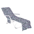 thumbnail image 2 of Housse de Chaise de Plage Imprimé Léopard Serviette de Plage Douce pour Piscine, 2 of 7