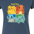 thumbnail image 3 of Pokémon - Starter Pokémon Character Grid - Juniors Fitted Graphic T-Shirt, 3 of 5