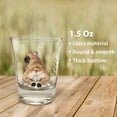 thumbnail image 4 of WIRESTER 1.5oz Crystal Shot Glass for Coffee Beer Wine Whiskey Vodka Milk Water & More - French Bulldog Butt Looking Back, 4 of 6