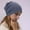 Light blue, variant on Summer Sales Under $5 Winter Warm Hats GIJNRIUIUA Knitted Double Layer Hot Drill To Keep Warm Neutral Loose Lightweight Soft Cotton Casual Elastic Hat Knitted Double Layer Hot Drill To Keep Warm