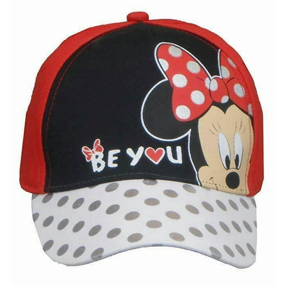 Disney Girls Minnie Mouse Polka Dots Baseball Cap