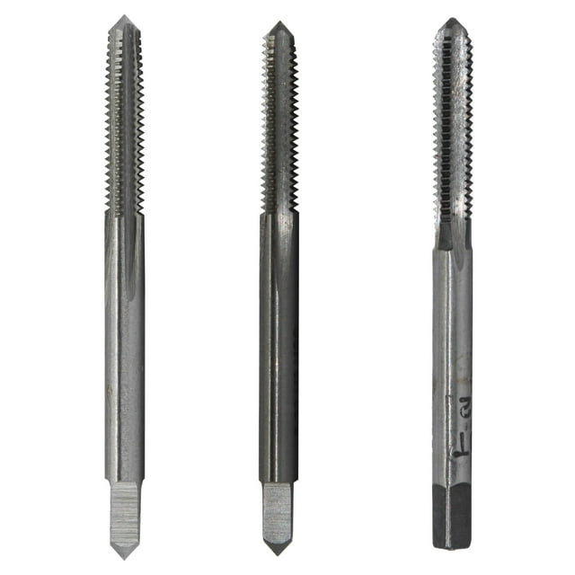Juego de Machuelos Drill America T/A54280 8-32 Acero Rápido