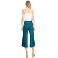 thumbnail image 5 of Made by Johnny Women's Knit Culottes Pants XXXXL TEAL, 5 of 6