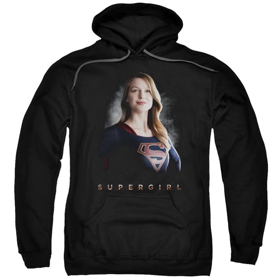 Supergirl Stand Tall T-Shirt Adult Pullover Hoodie Sweatshirt Black