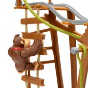 Nintendo 2.5 inch Donkey Kong Action Fgure Deluxe Mine Cart Feature Playset