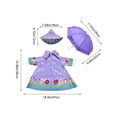 thumbnail image 3 of 23 in Porch Goose Outfits, Clothes for Goose Statue, Summer Floral Dress Set with Umbrella and Hat, Gift for Garden Decoration, Ccwuwei, 3 of 6