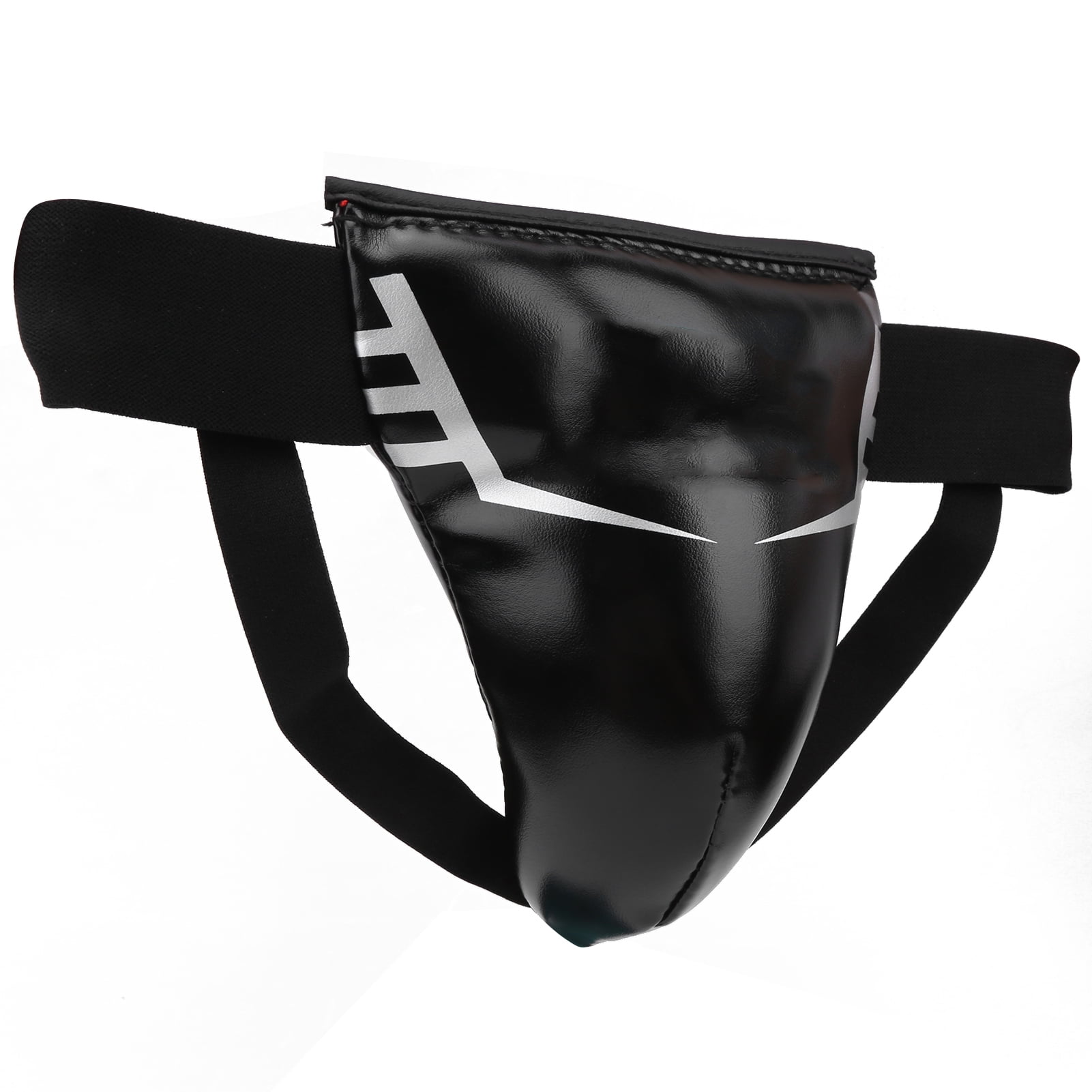 Boxing Groin Jockstrap Boxing Crotch Cup Groin Guard For Children Groin Guard Black PU Boxing Sanda Crotch Ptotective Jockstrap Cup For 5-9 Children
