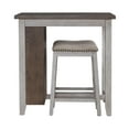 thumbnail image 3 of Liberty Furniture Brook Creek 3 Piece Kitchen Dining Counter Set Two Tone White, 3 of 5