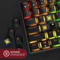 thumbnail image 4 of HK GAMING GK75 75% | Hot Swappable Mechanical Gaming Keyboard | 84 Keys Multi Color RGB LED Backlit for PC / Mac Gamer | ANSI US American Layout ( Black , Mechanical Brown ), 4 of 7