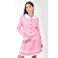 thumbnail image 5 of Conjunto falda plisada con sueter Roman Fashion /Juvenil, 50223 (Rosa) rosa M, 5 of 5
