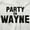 White, variant on Party On Wayne Famous Movie Quote Men's Graphic T Shirt Tees Brisco Brands L